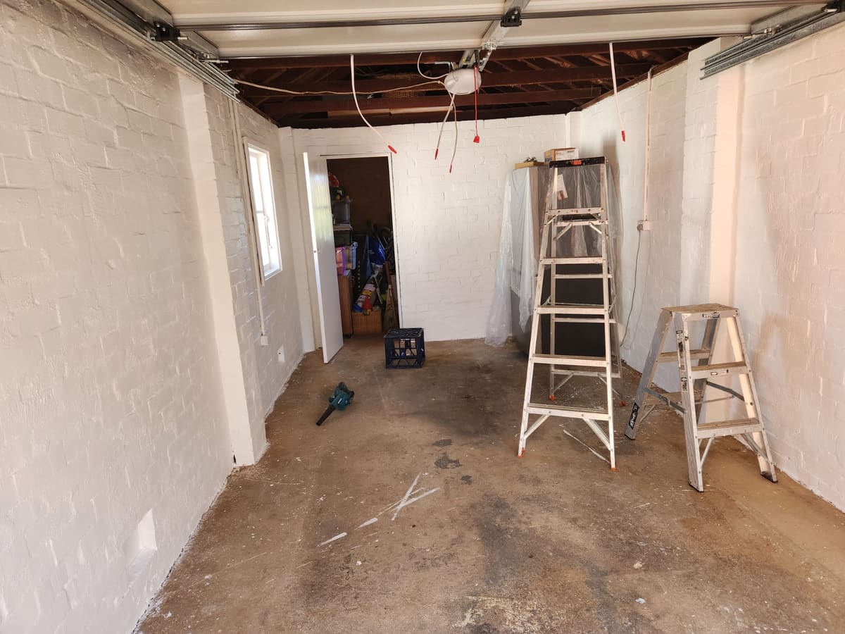 Garage to usable room before