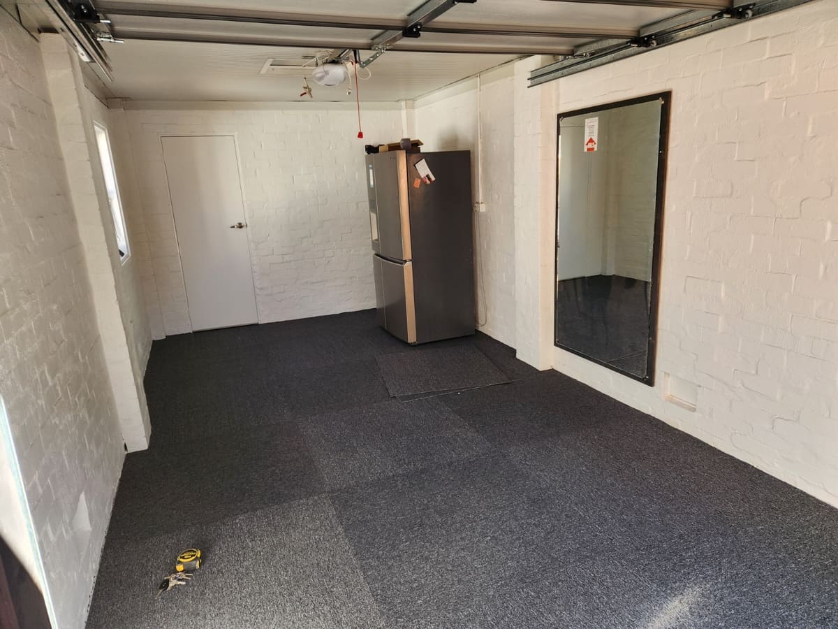 Garage to usable room after