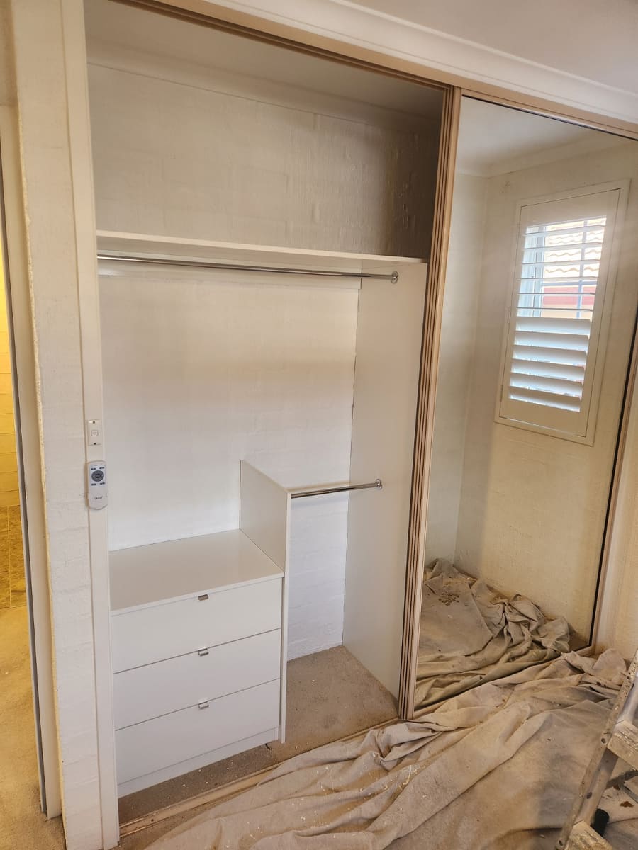 Wardrobe fit-out after